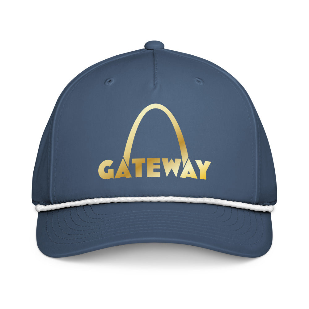 Gateway — Printed Classic Rope Cap | Richardson 258 (Black/White)
