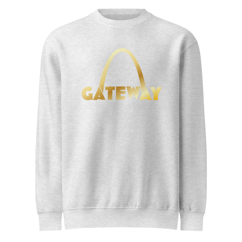 Gateway — Unisex Premium Crew Neck Sweatshirt | Lane Seven LS14004 (Black)