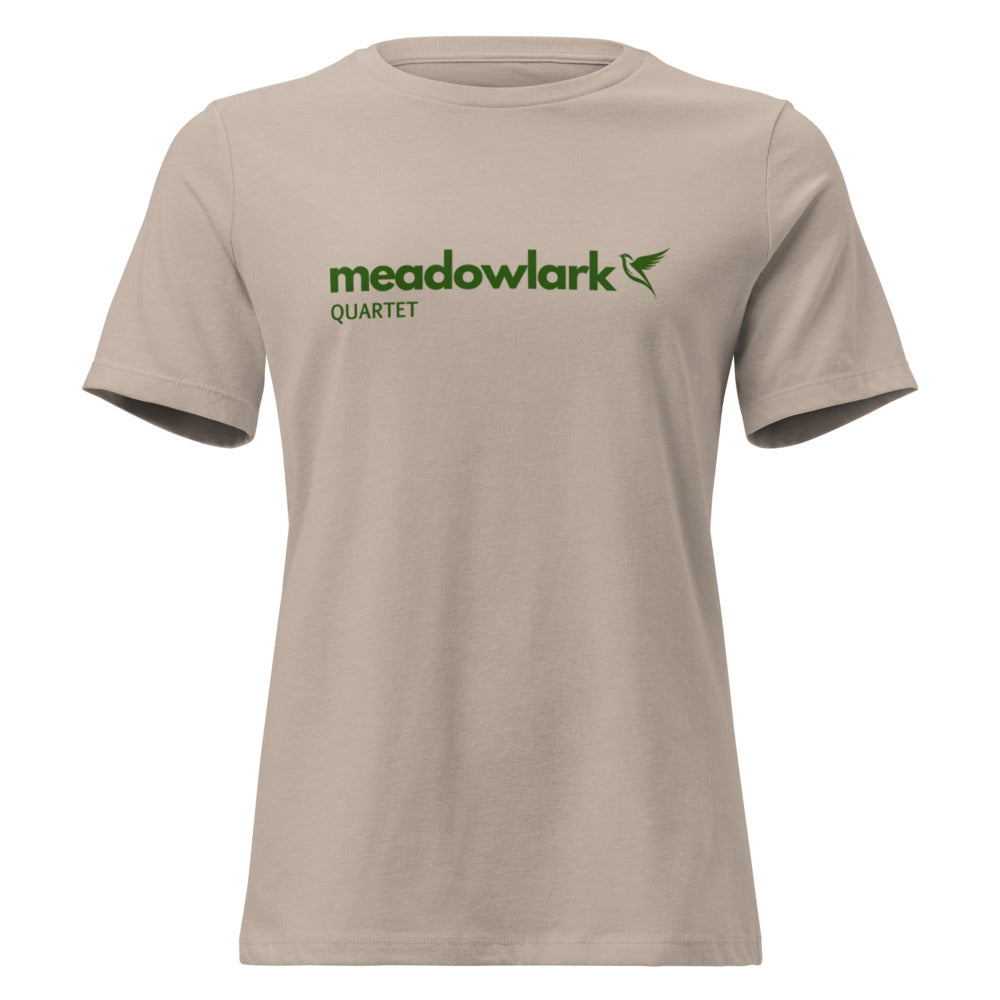 Meadowlark — Women's Relaxed T-Shirt | Bella + Canvas 6400 (Natural)