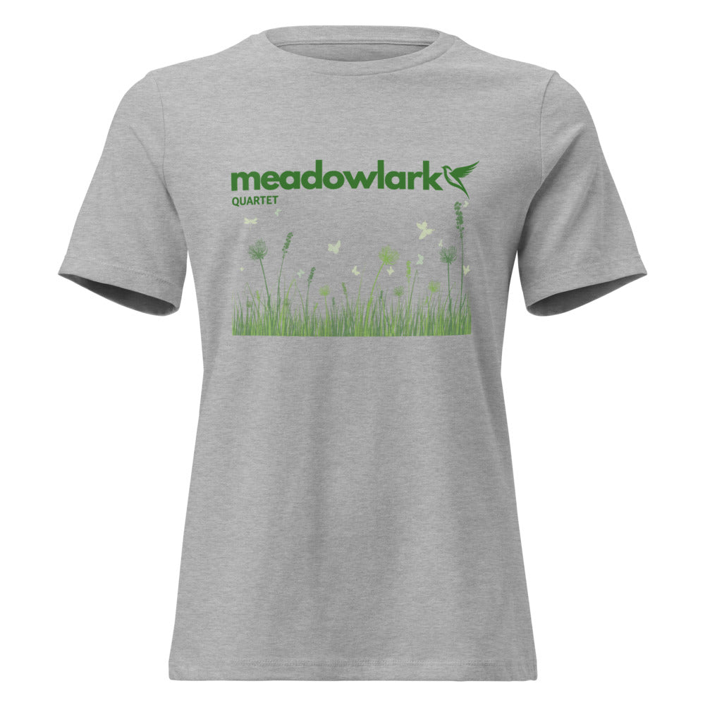 Meadowlark — Women's Relaxed T-Shirt | Bella + Canvas 6400 (Athletic Heather)