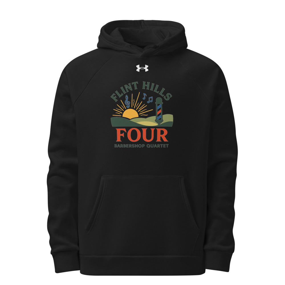 Flint Hills Four — Men’s Under Armour Rival Fleece Hoodie | 1379757 (Navy)