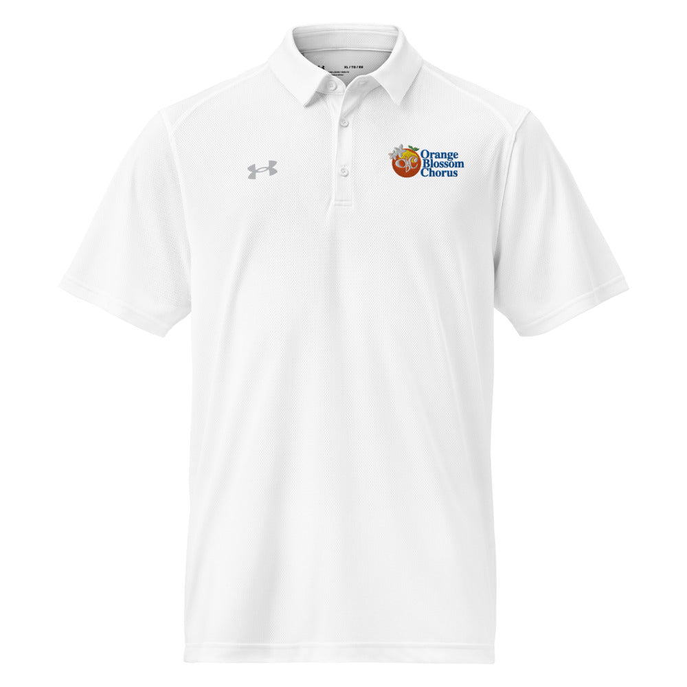 Orange Blossom Chorus — Men's Under Armour Performance Polo Shirt | 1370399 (White)