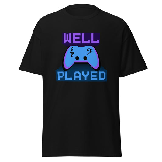 Well Played — Unisex Classic Tee | Gildan 5000 (Dark Heather)