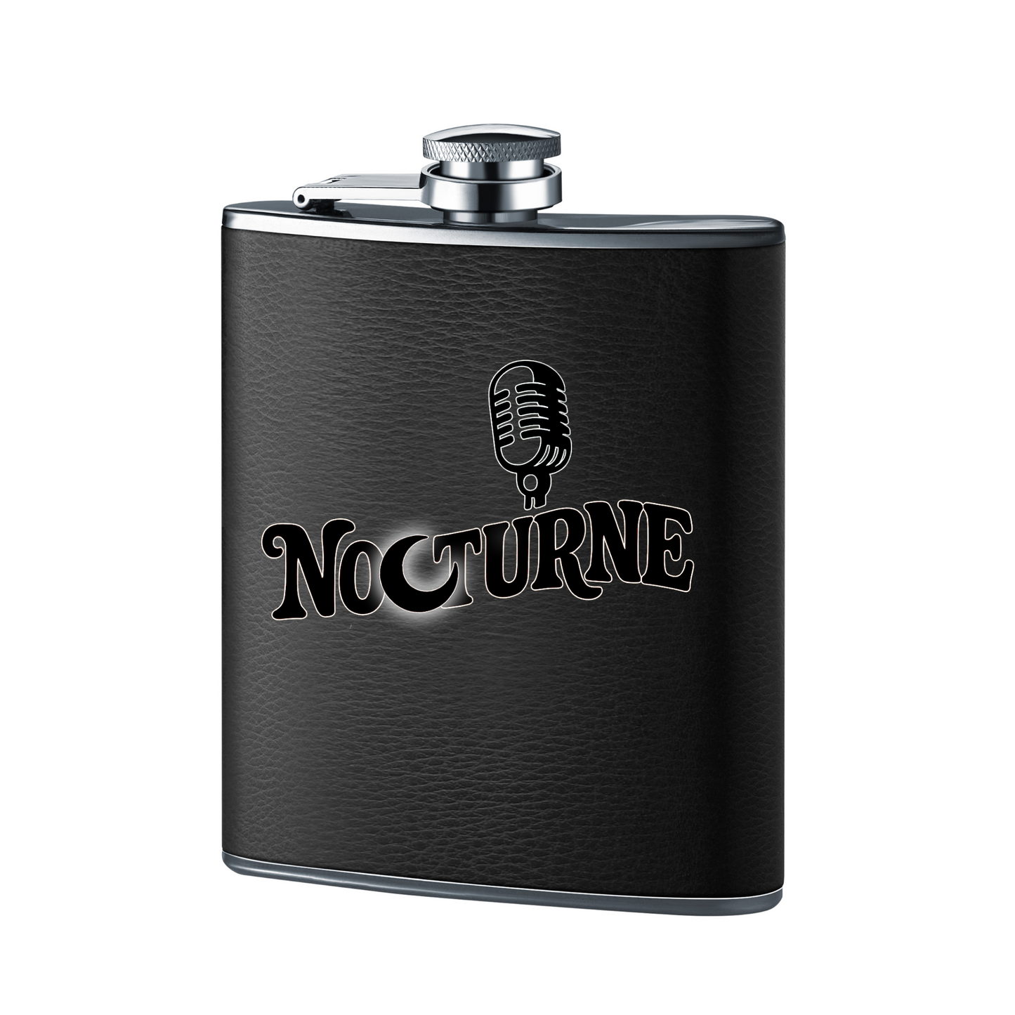 Nocturne Quartet Printed - Powder Coated Stainless Steel Flask