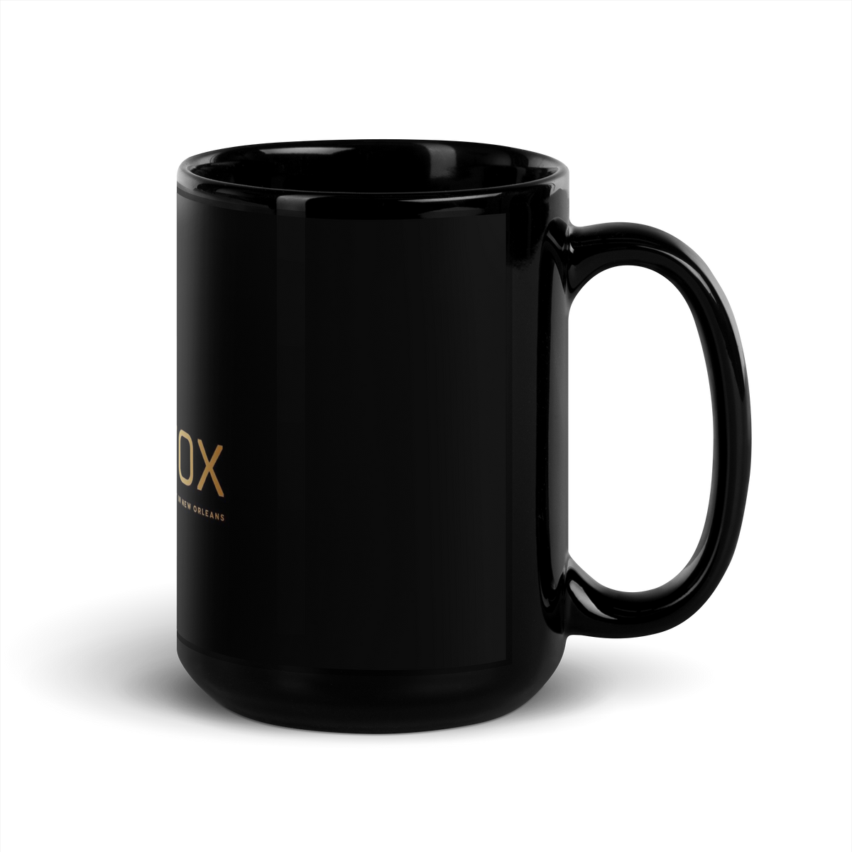 NOLA Vox — Black Glossy Mug (Black)