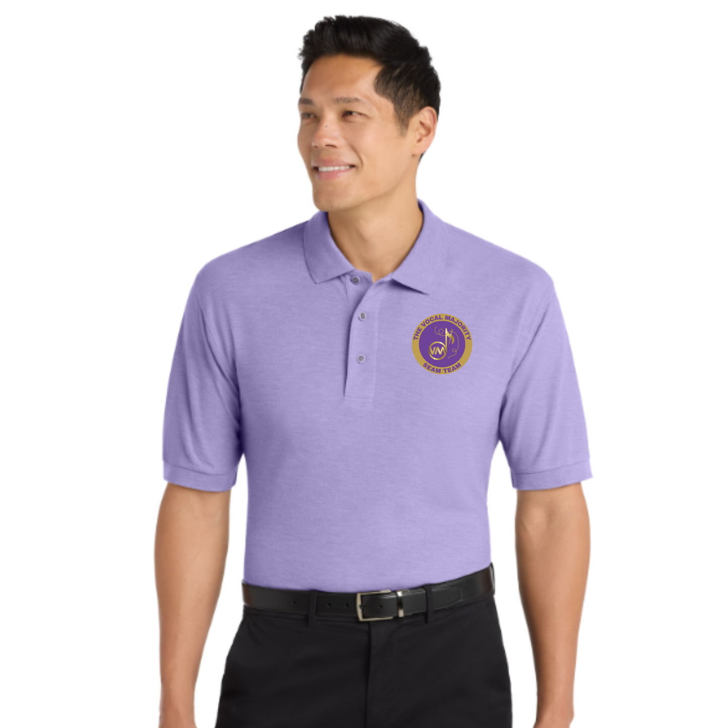 Vocal Majority - Seam Team - Printed Port Authority® Silk Touch™ Polo