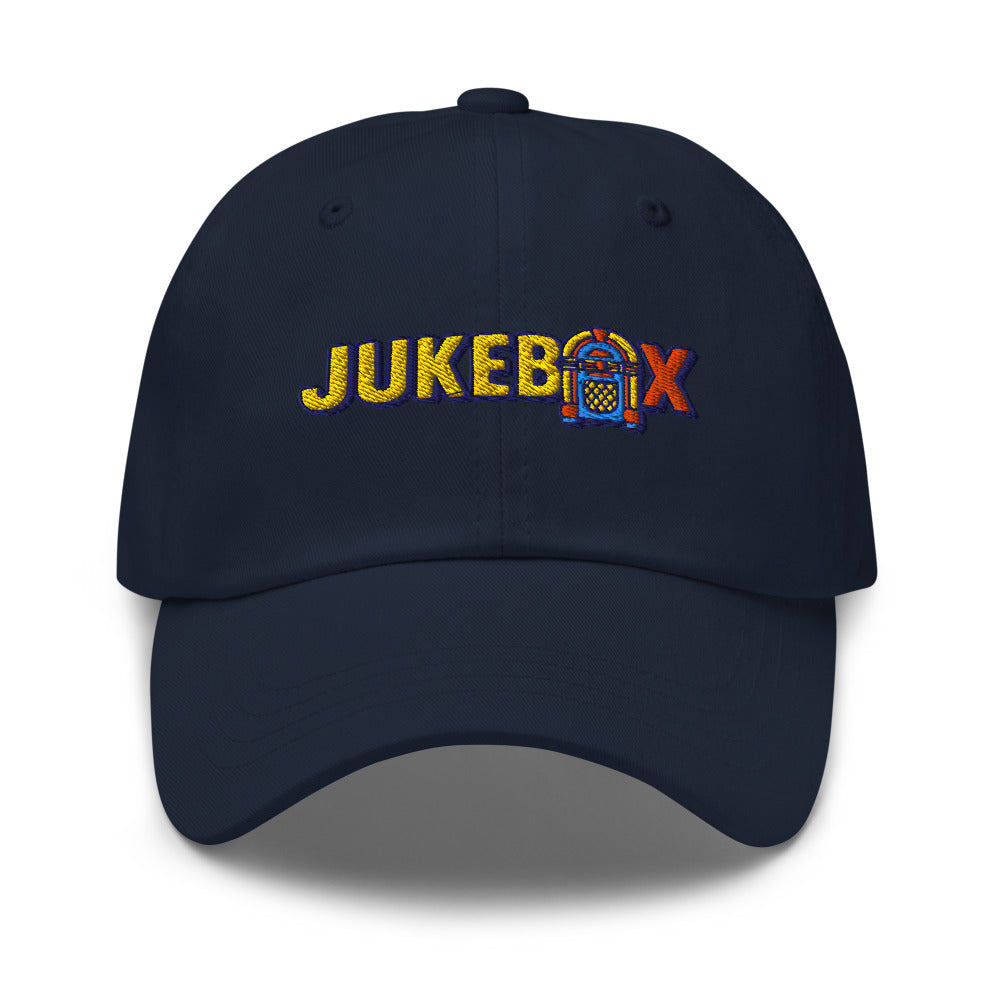 Jukebox - Embroidered Classic Dad Hat | Yupoong 6245CM (Black)