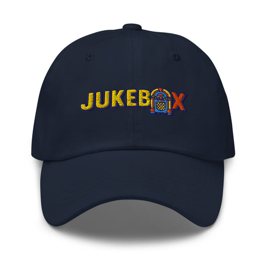 Jukebox - Embroidered Classic Dad Hat | Yupoong 6245CM (Black)