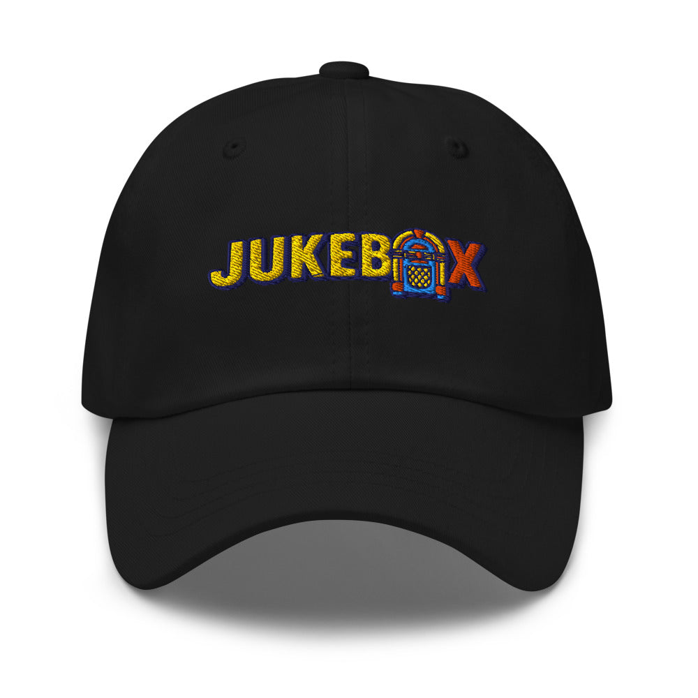 Jukebox - Embroidered Classic Dad Hat | Yupoong 6245CM (Black)