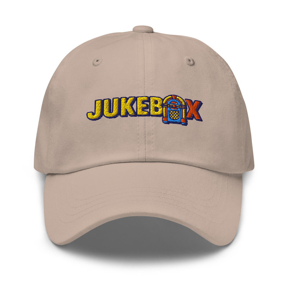 Jukebox - Embroidered Classic Dad Hat | Yupoong 6245CM (Black)