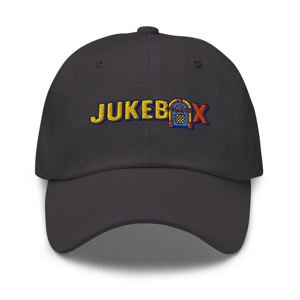 Jukebox - Embroidered Classic Dad Hat | Yupoong 6245CM (Black)