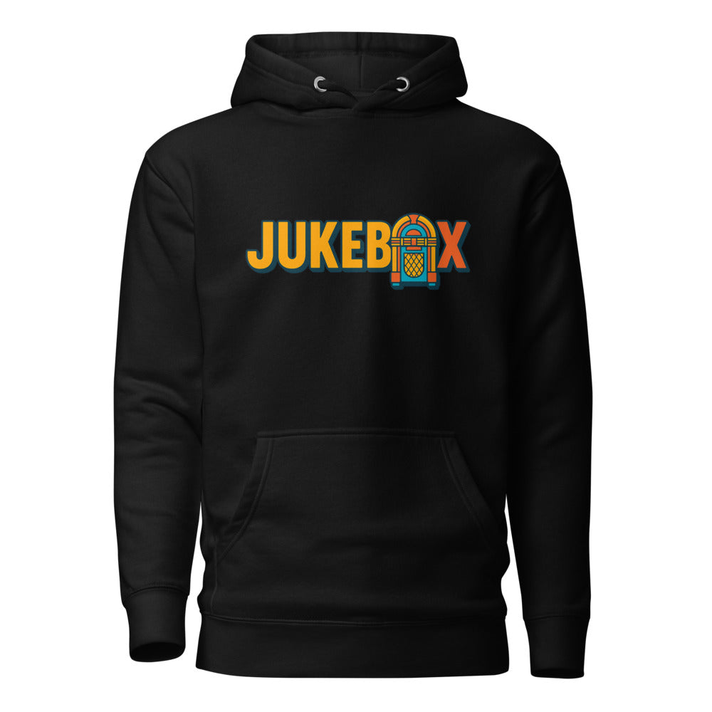 Jukebox — Printed Unisex Premium Pullover Hoodie | Cotton Heritage M2580 (Black)