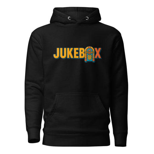 Jukebox — Printed Unisex Premium Pullover Hoodie | Cotton Heritage M2580 (Black)