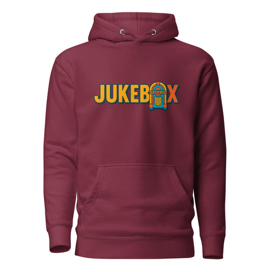 Jukebox — Printed Unisex Premium Pullover Hoodie | Cotton Heritage M2580 (Black)