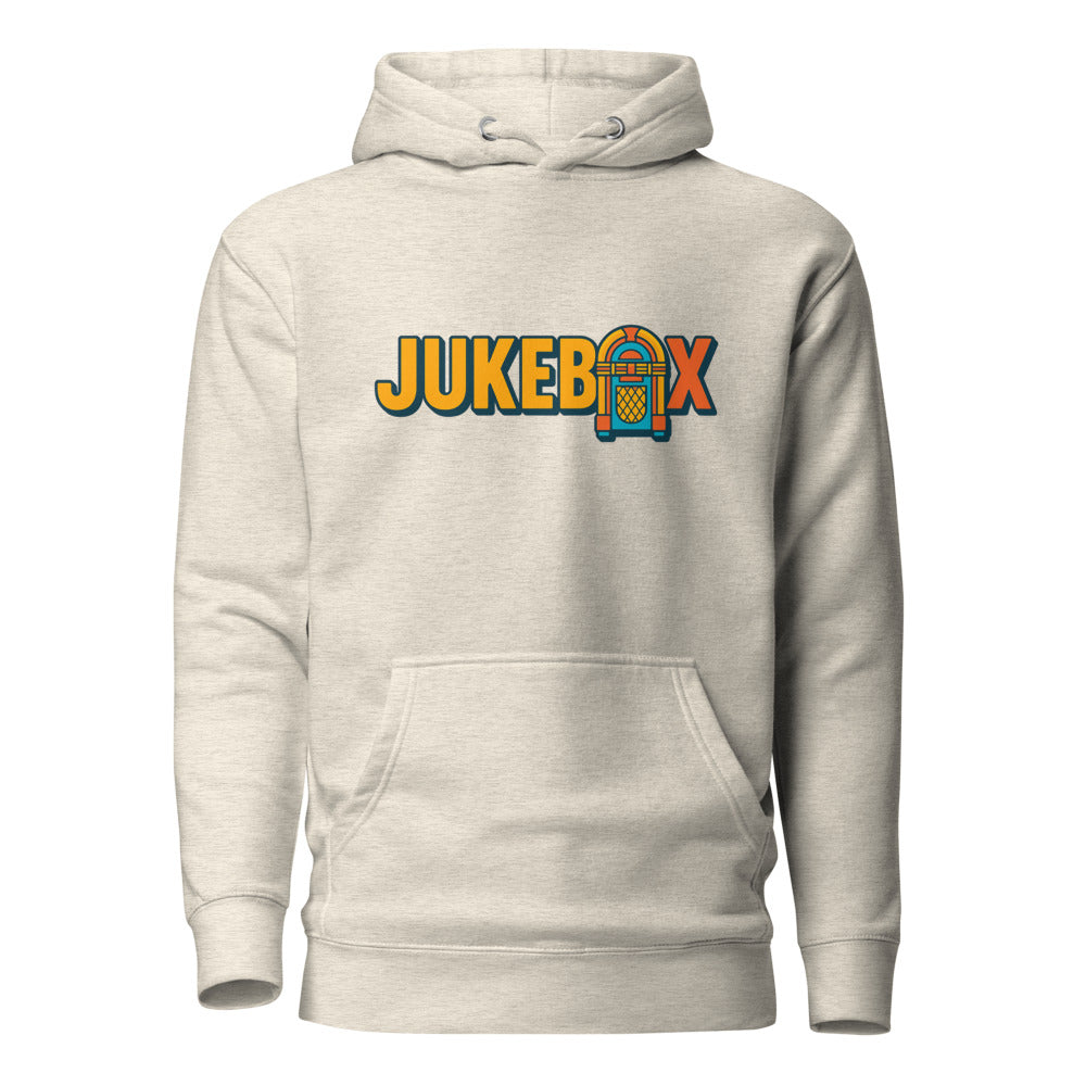 Jukebox — Printed Unisex Premium Pullover Hoodie | Cotton Heritage M2580 (Black)