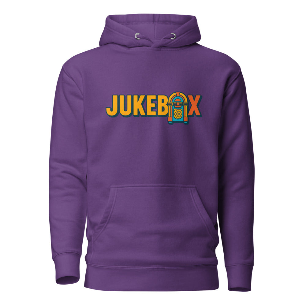 Jukebox — Printed Unisex Premium Pullover Hoodie | Cotton Heritage M2580 (Black)