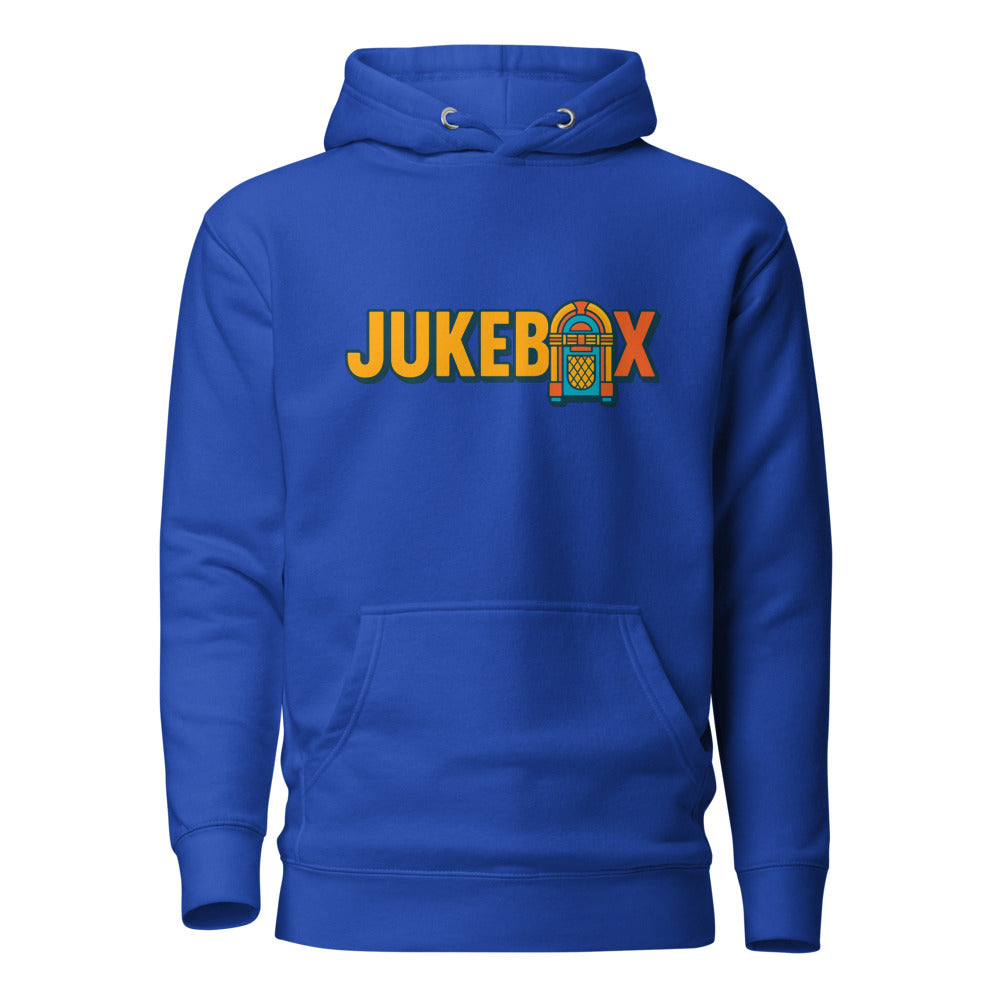Jukebox — Printed Unisex Premium Pullover Hoodie | Cotton Heritage M2580 (Black)