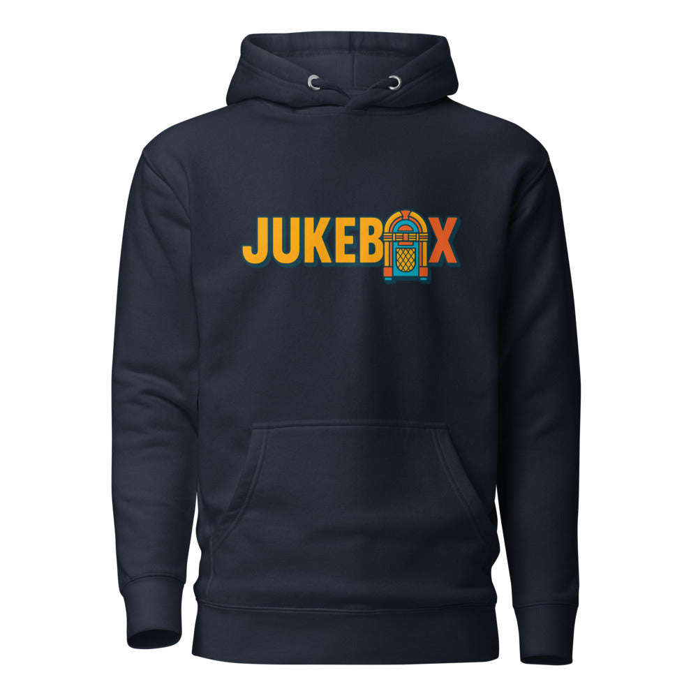 Jukebox — Printed Unisex Premium Pullover Hoodie | Cotton Heritage M2580 (Black)
