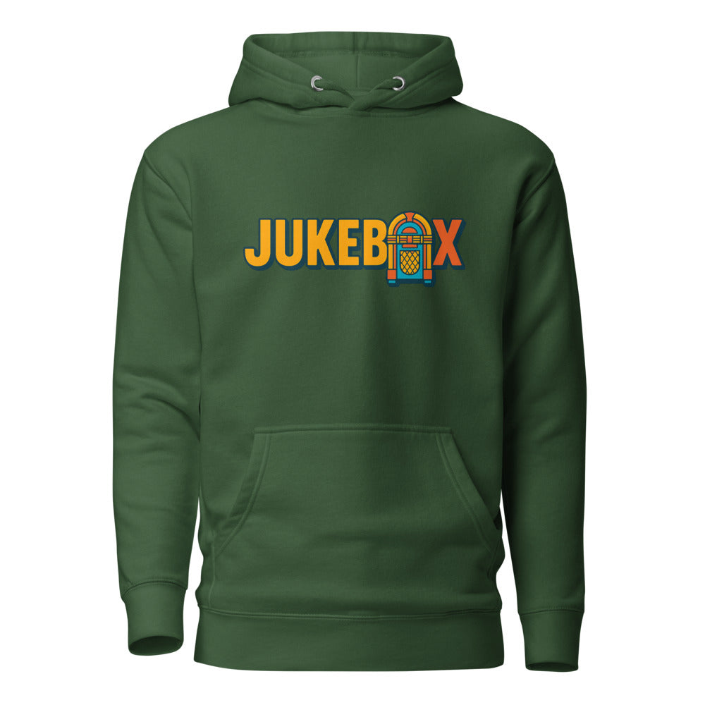 Jukebox — Printed Unisex Premium Pullover Hoodie | Cotton Heritage M2580 (Black)