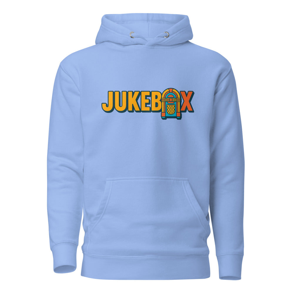 Jukebox — Printed Unisex Premium Pullover Hoodie | Cotton Heritage M2580 (Black)