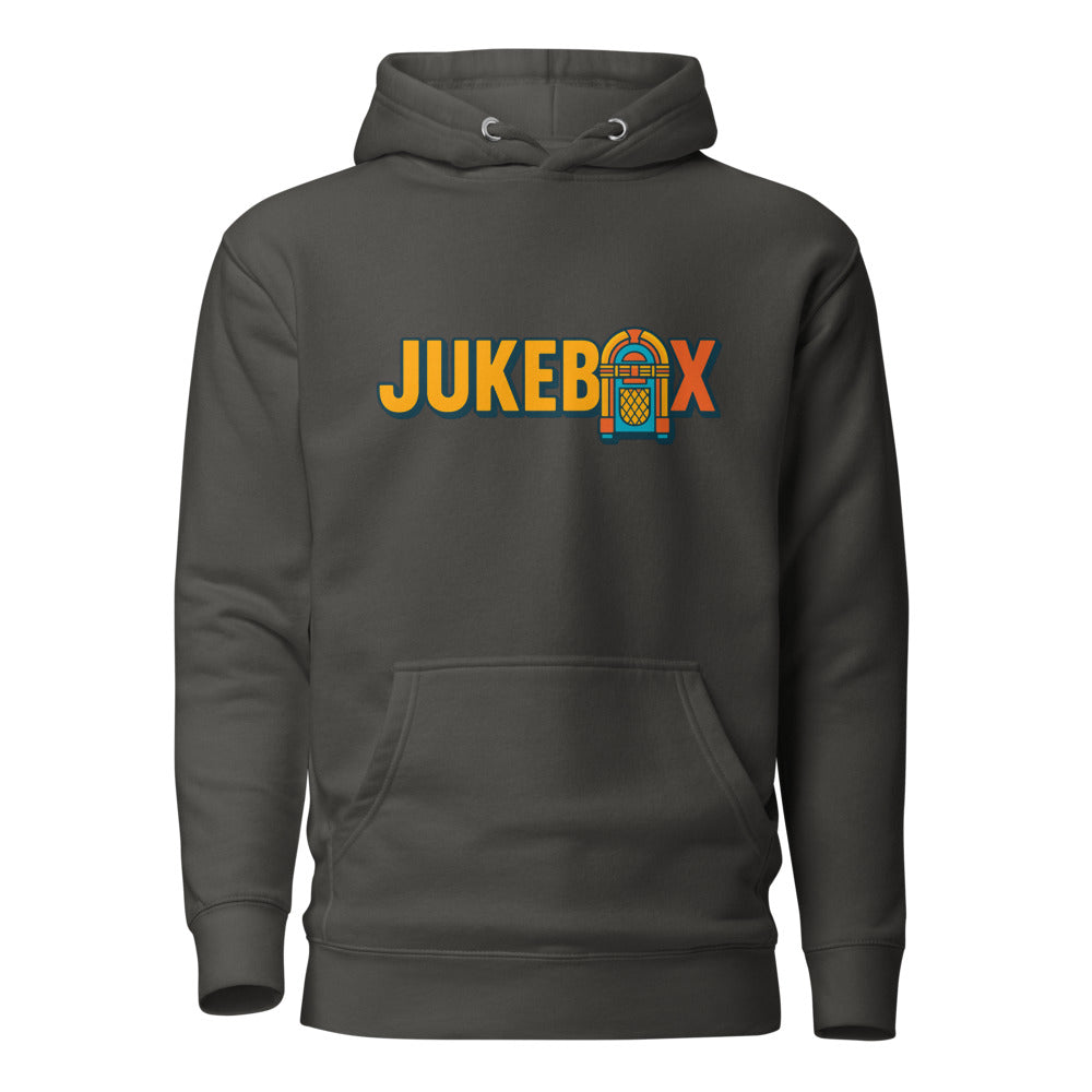 Jukebox — Printed Unisex Premium Pullover Hoodie | Cotton Heritage M2580 (Black)