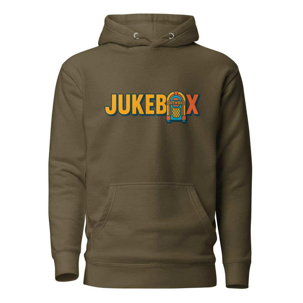 Jukebox — Printed Unisex Premium Pullover Hoodie | Cotton Heritage M2580 (Black)