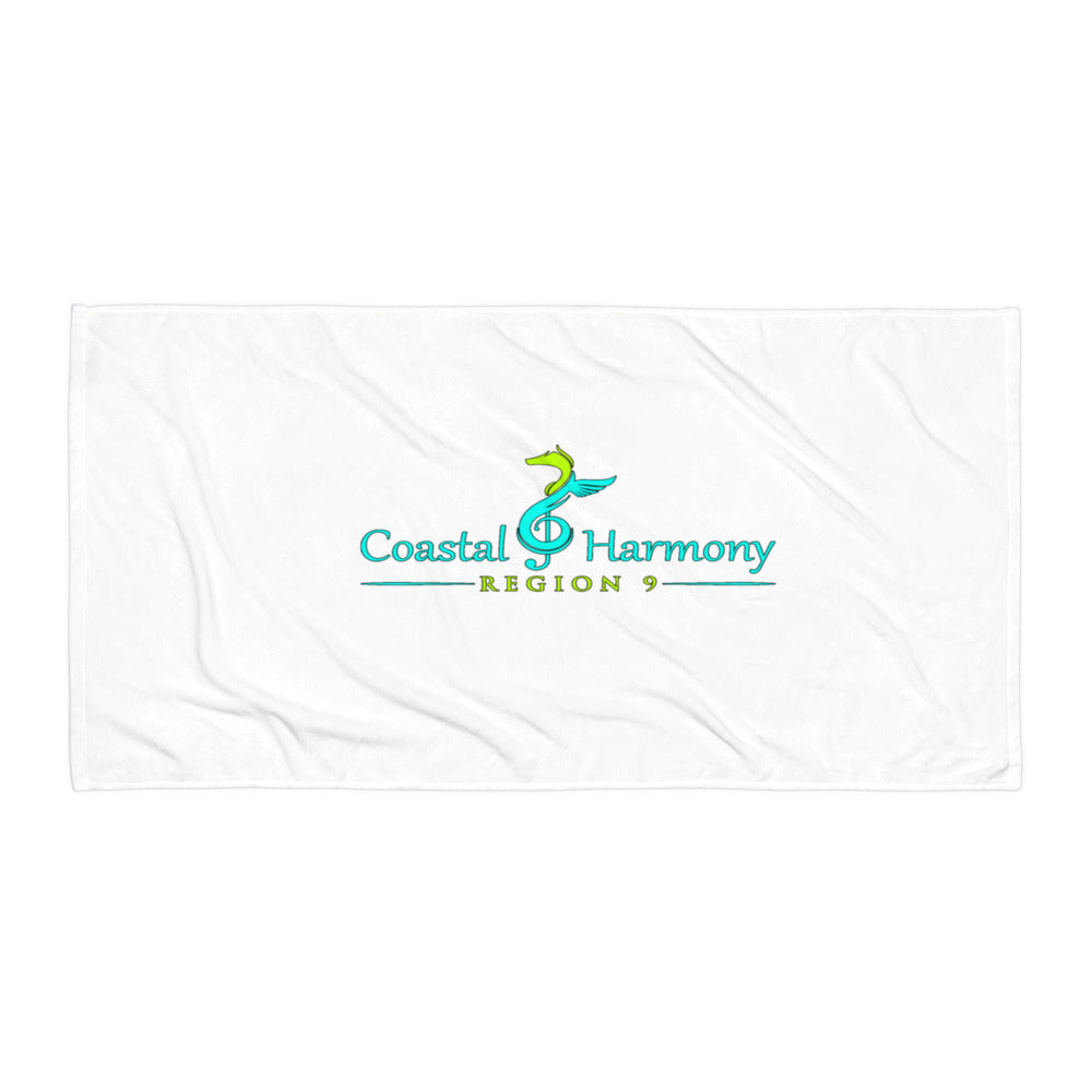 Coastal Harmony Region 9 SUI — Beach Towel (White)