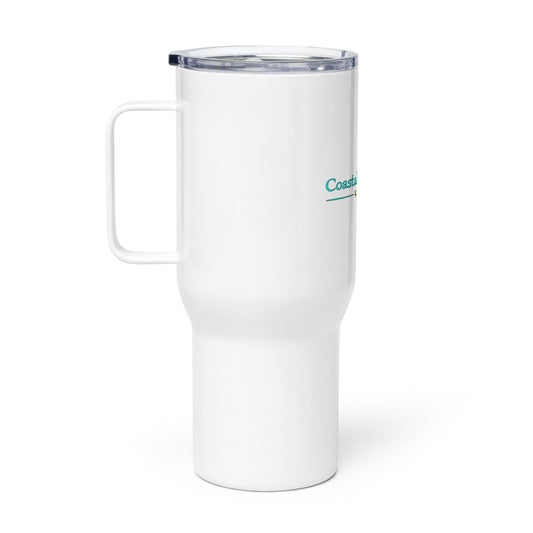 Coastal Harmony Region 9 SUI — Travel Mug with a Handle (White)