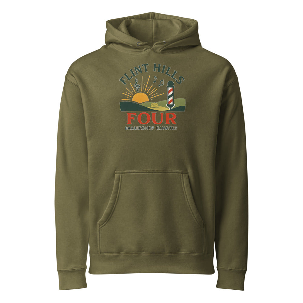 Flint Hills Four — Unisex Heavyweight Hooded Sweatshirt | Independent Trading Co. IND4000