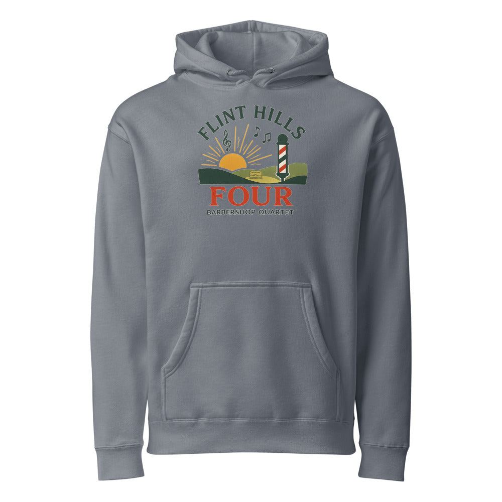 Flint Hills Four — Unisex Heavyweight Hooded Sweatshirt | Independent Trading Co. IND4000