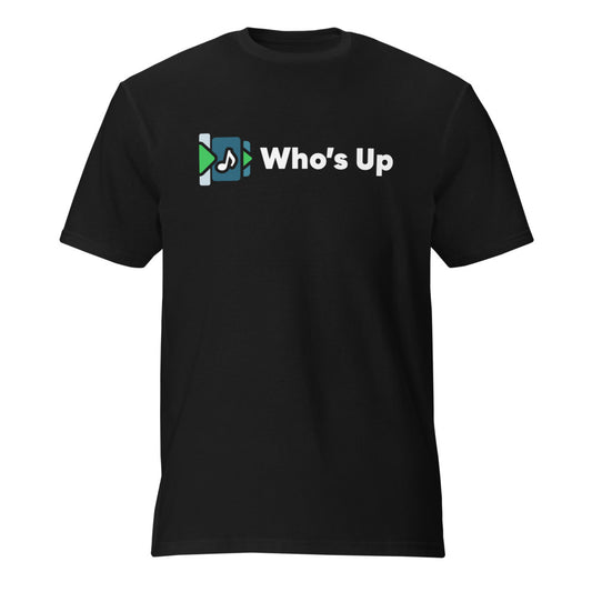 Who's Up — Unisex Lightweight T-Shirt | Gildan 980 (Black)