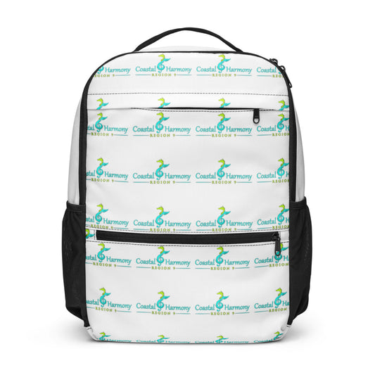 Coastal Harmony Region 9 SUI — All-Over Print Utility Backpack (Black)