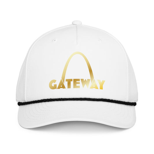 Gateway — Printed Classic Rope Cap | Richardson 258 (Black/White)