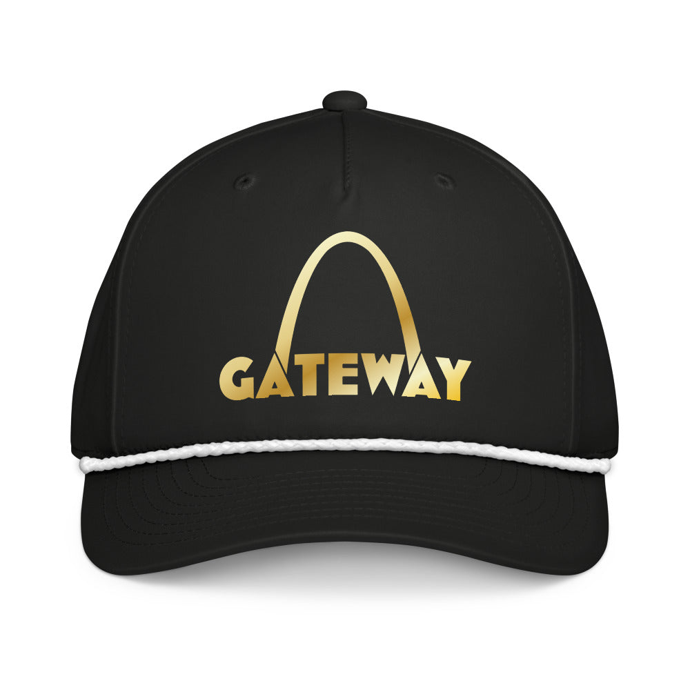 Gateway — Printed Classic Rope Cap | Richardson 258 (Black/White)