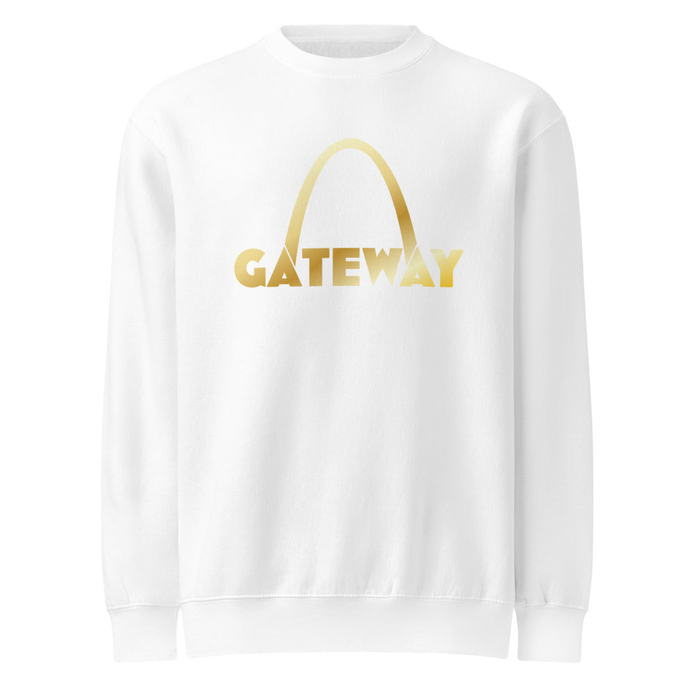 Gateway — Unisex Premium Crew Neck Sweatshirt | Lane Seven LS14004 (Black)