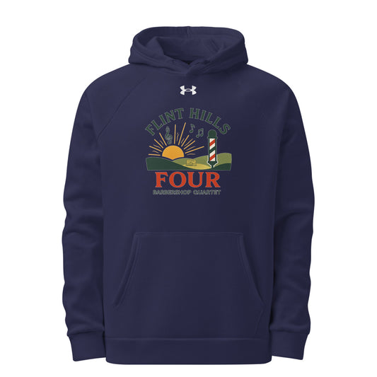 Flint Hills Four — Men’s Under Armour Rival Fleece Hoodie | 1379757 (Navy)