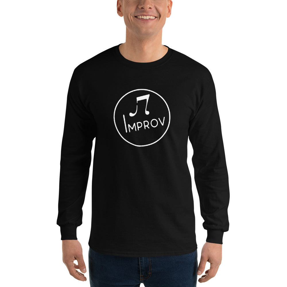 Improv — Unisex Long Sleeve Shirt | Gildan 2400 (Black)