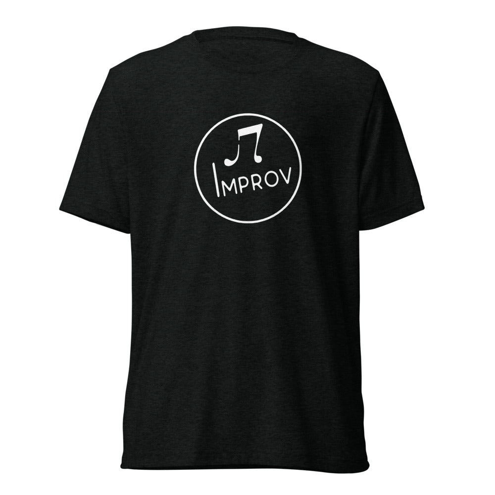 Improv — Unisex Tri-Blend T-Shirt | Bella + Canvas 3413 (Solid Black Triblend)