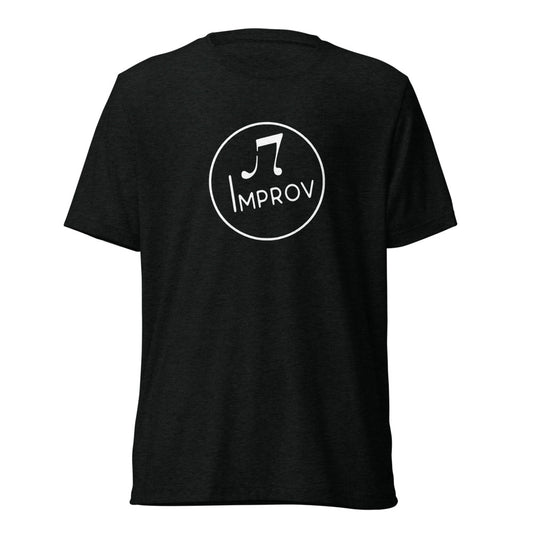 Improv — Unisex Tri-Blend T-Shirt | Bella + Canvas 3413 (Solid Black Triblend)