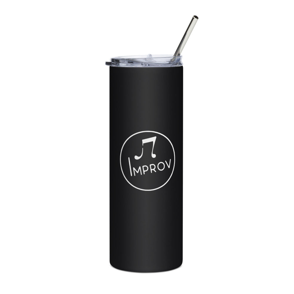 Improv — Stainless Steel Tumbler (Black)