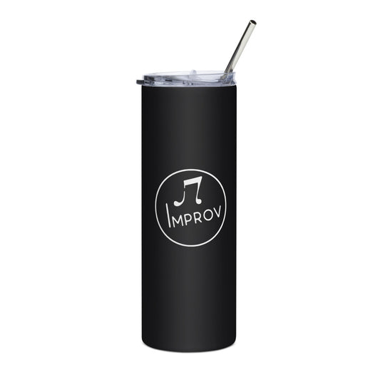 Improv — Stainless Steel Tumbler (Black)