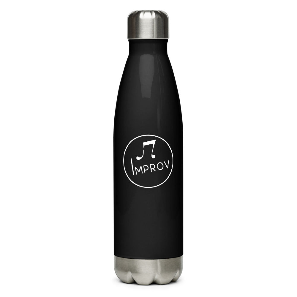 Improv — Stainless Steel Water Bottle (Black)