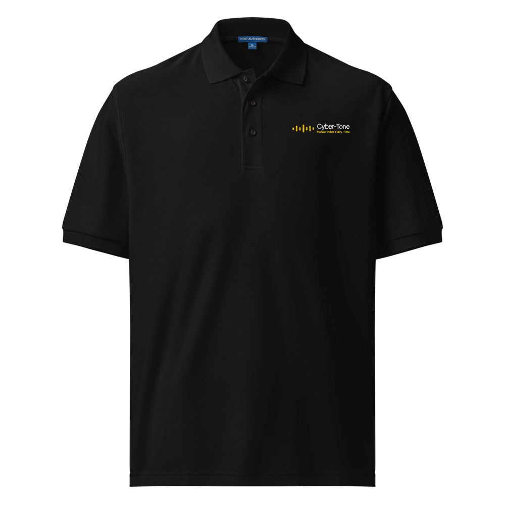 Cyber-Tone — Men’s Premium Polo Shirt | Port Authority K500 (Black)