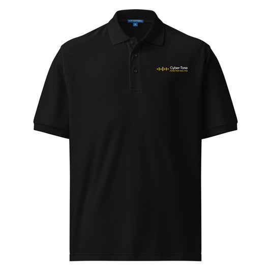 Cyber-Tone — Men’s Premium Polo Shirt | Port Authority K500 (Black)