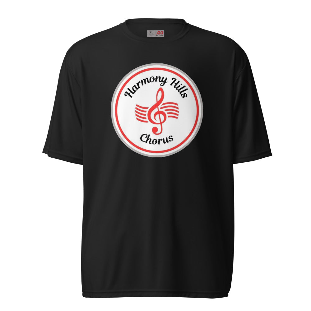 Harmony Hills Chorus — Unisex Performance Crew Neck T-Shirt | A4 N3142 (Black)