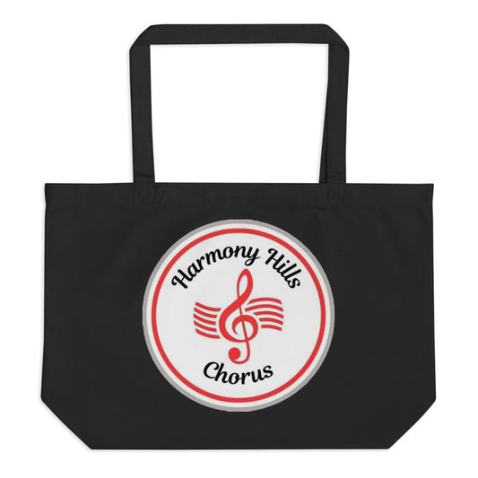 Harmony Hills Chorus — Large Eco Tote | Econscious EC8001 (Black)