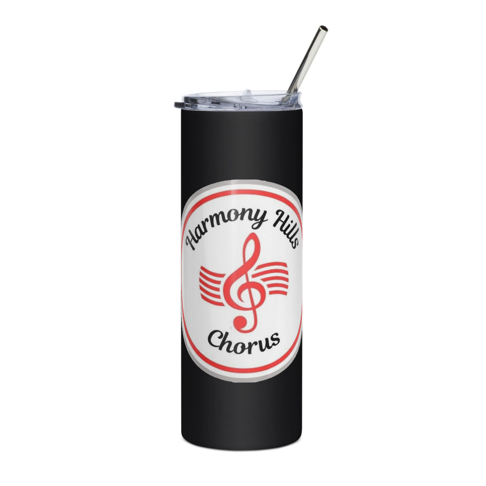 Harmony Hills Chorus — Stainless Steel Tumbler (Black)