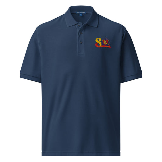 Central States District of the Barbershop Harmony Society — Men’s Premium Polo Shirt | Port Authority K500 (White)