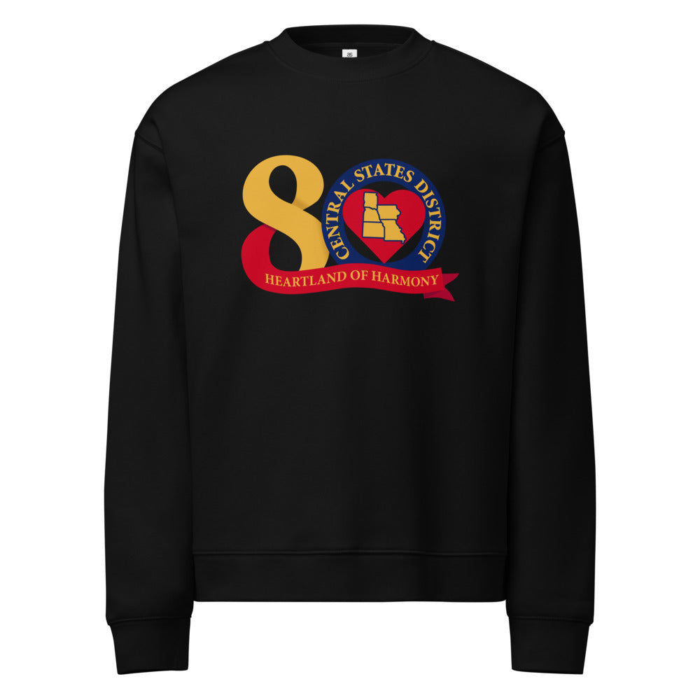 Central States District of the Barbershop Harmony Society — Unisex Relax Crew Neck Sweatshirt | AS Colour 5160 (Athletic Heather)