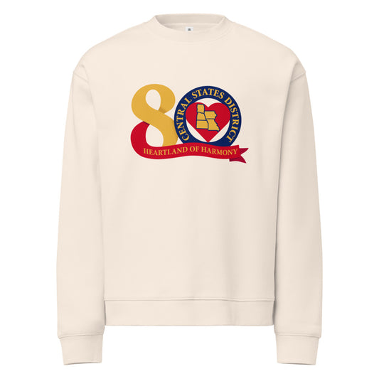 Central States District of the Barbershop Harmony Society — Unisex Relax Crew Neck Sweatshirt | AS Colour 5160 (Athletic Heather)